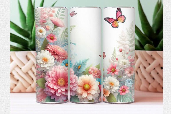 Download Floral Mother's Day Tumbler Wrap - Premium Resources