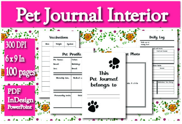 Download KDP Pet Journal Interior - Premium Resources